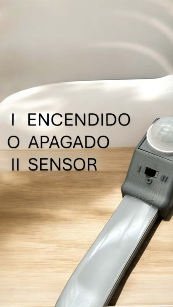 Lámpara LED Sensor de Movimiento, Switch ON y OFF
