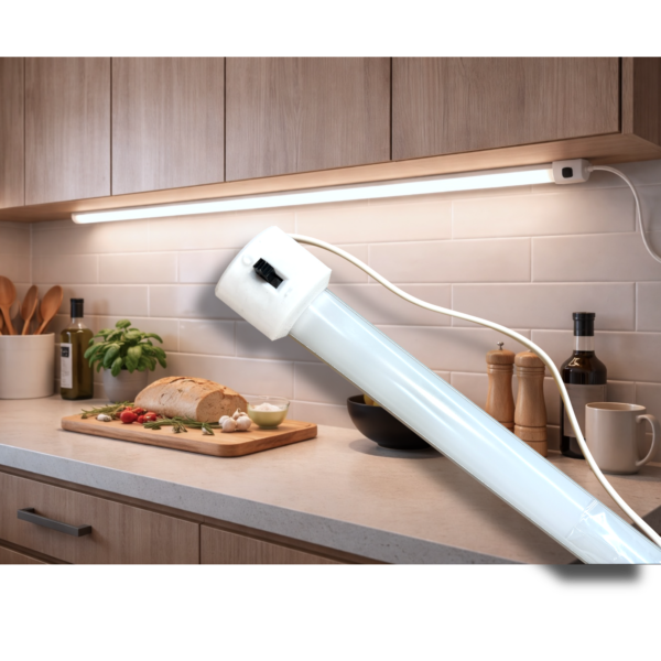Lámpara LED Esquinero Autoadherible 1m Luz Fría