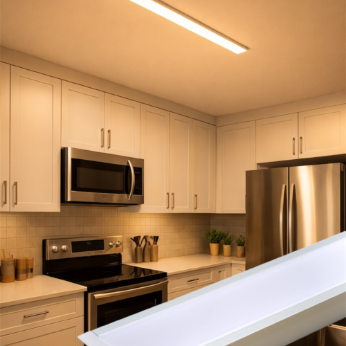 Lámpara LED Empotrable 1m 40W Luz Cálida