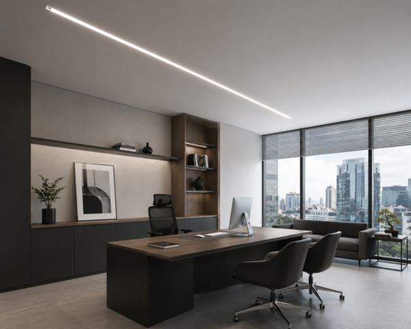 Lámpara LED Empotrable Personalizada por Metro – Línea Continua Luz Neutra CRI 90